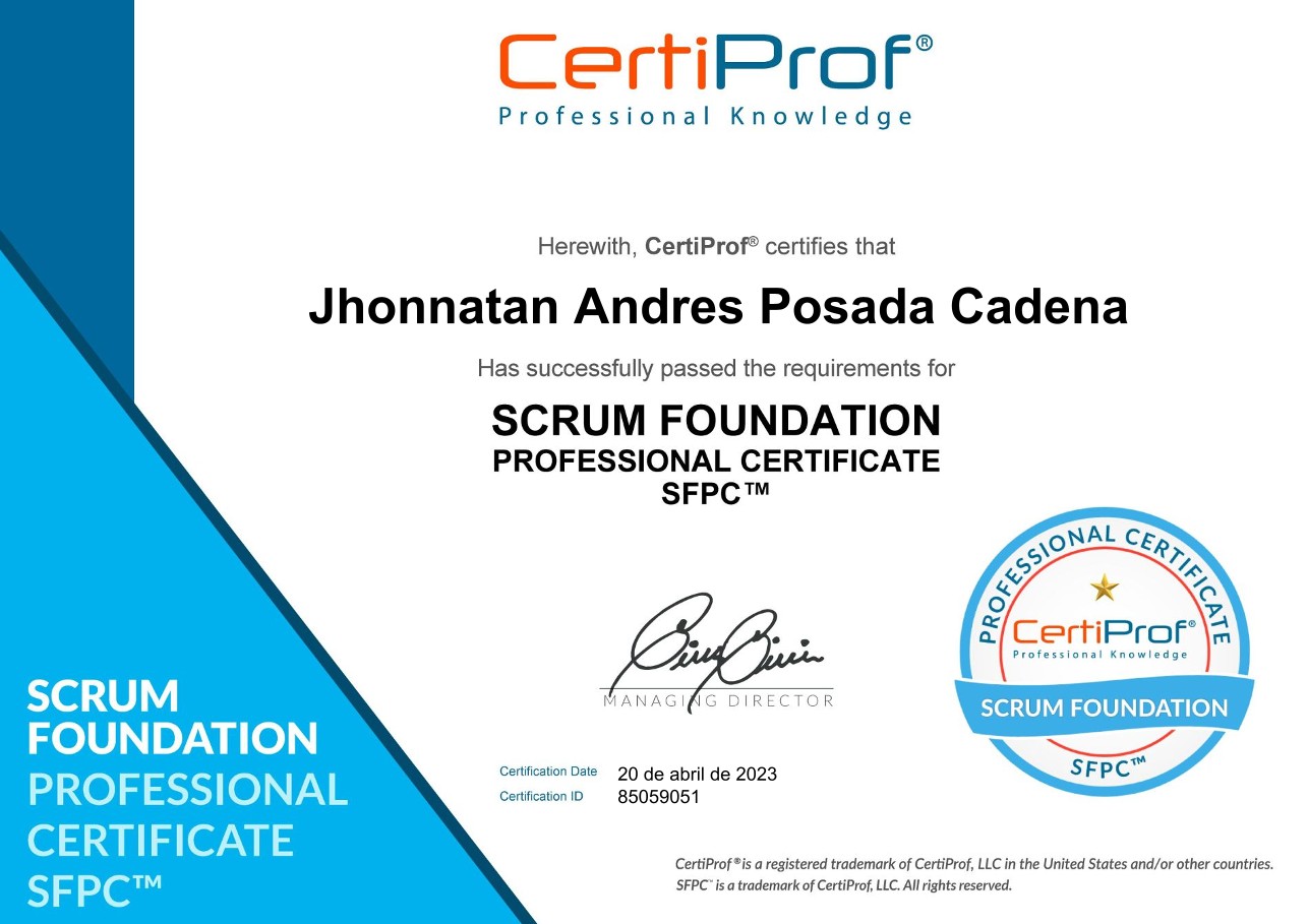 Certificación Scrum